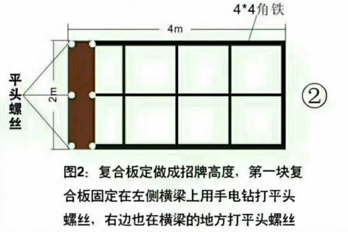 复合大方板安装步骤示意图2