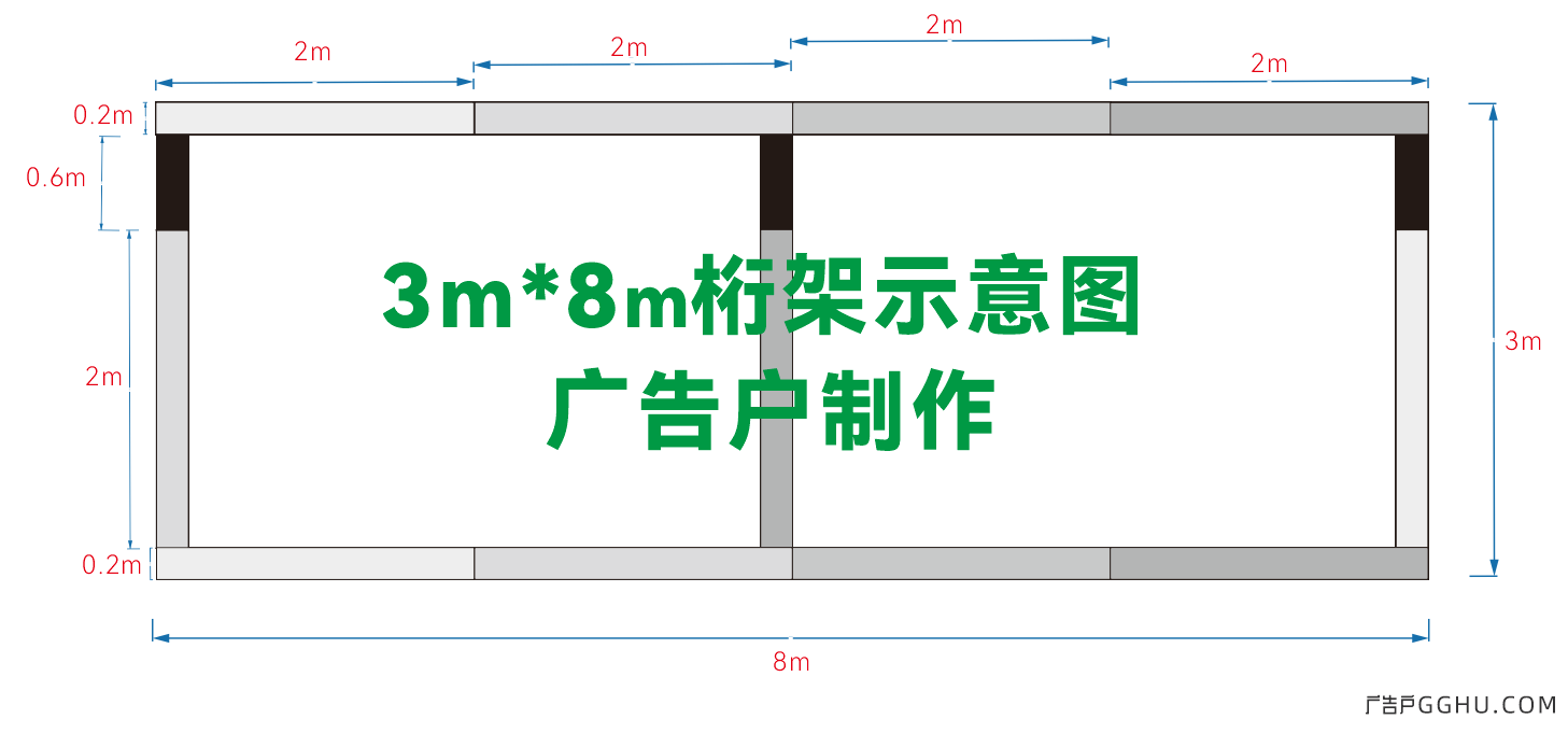 桁架3x8米怎么搭建?看完示意图你就会了